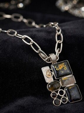 John Medeiros (designer) Black Onyx Necklace